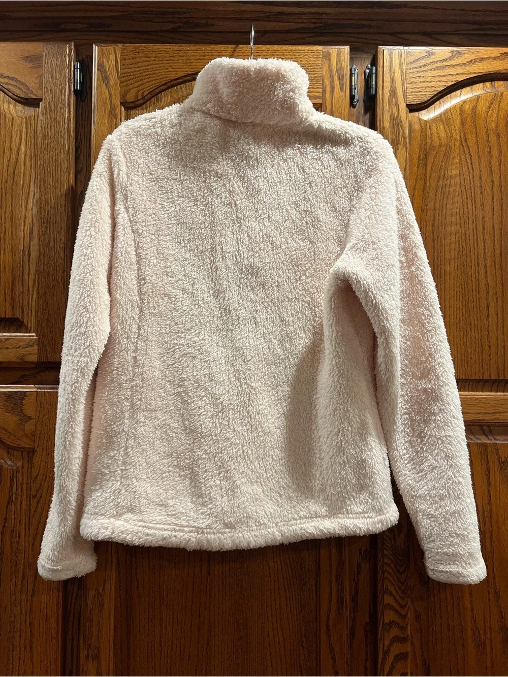 Patagonia Women's Plush Half-Zip Fleece Pullover - Pale Pink Medium